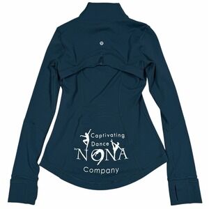 Lululemon Define Jacket in Teal Blue Full Zip Women's Size 4 Athletic